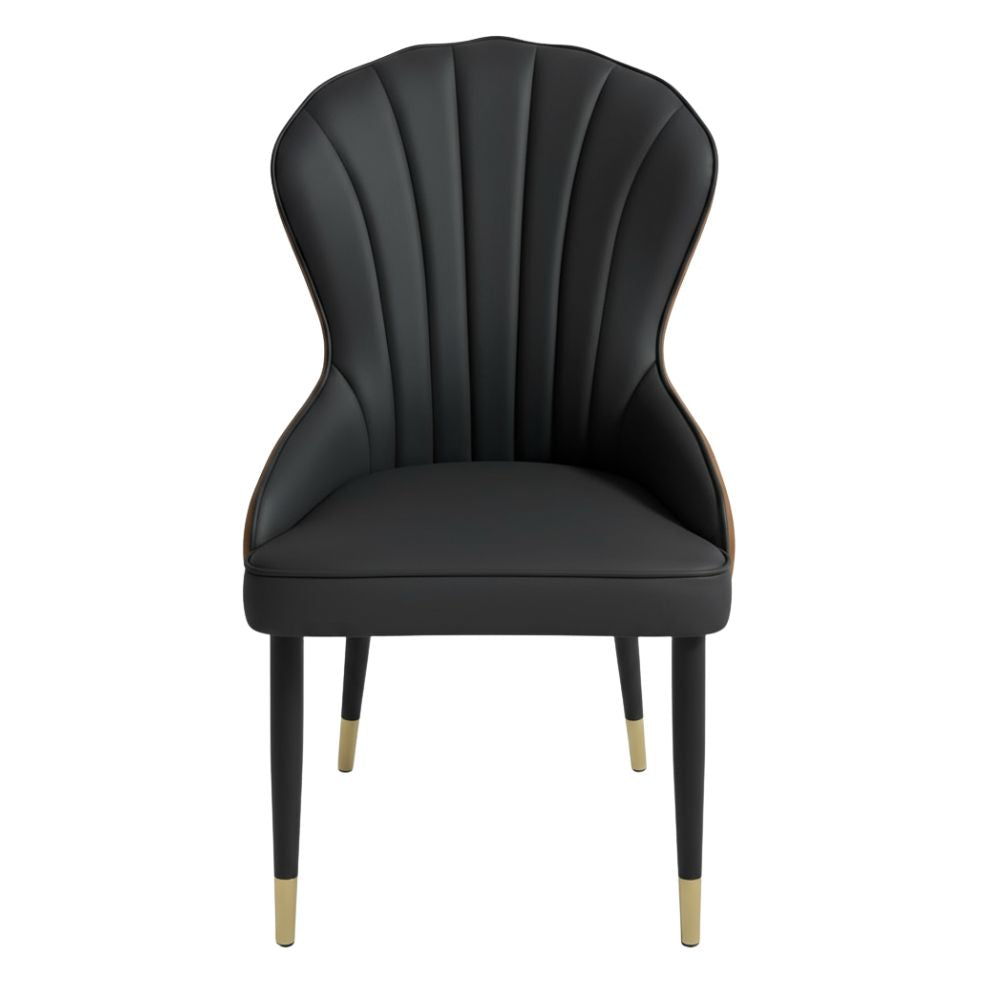 RSE Modern Dining Chair for Living Room, Study, Bedroom, Kitchen, Metal Frame, Premium Upholstery, Comfortable Seating, Designer Accent Furniture