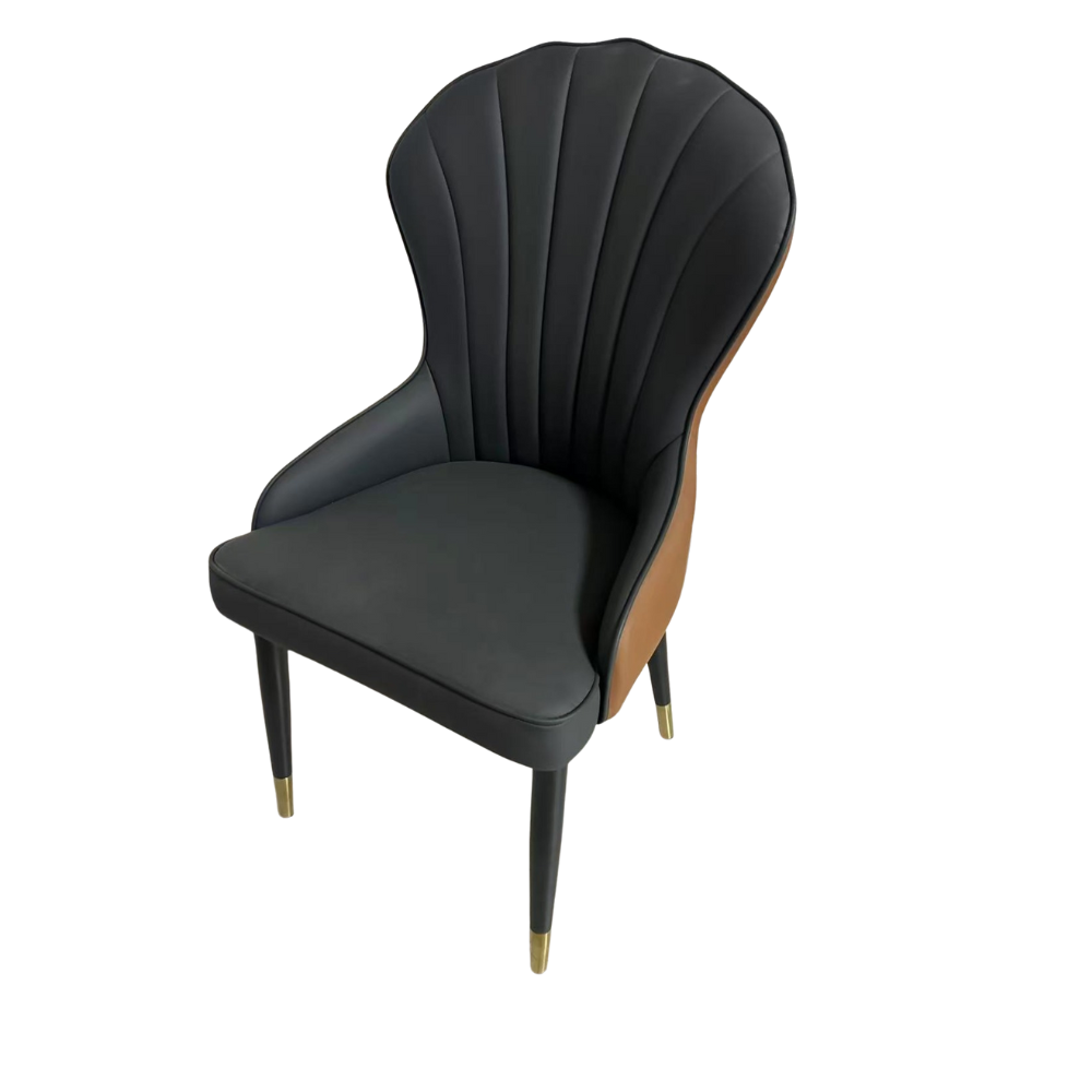 RSE Modern Dining Chair for Living Room, Study, Bedroom, Kitchen, Metal Frame, Premium Upholstery, Comfortable Seating, Designer Accent Furniture