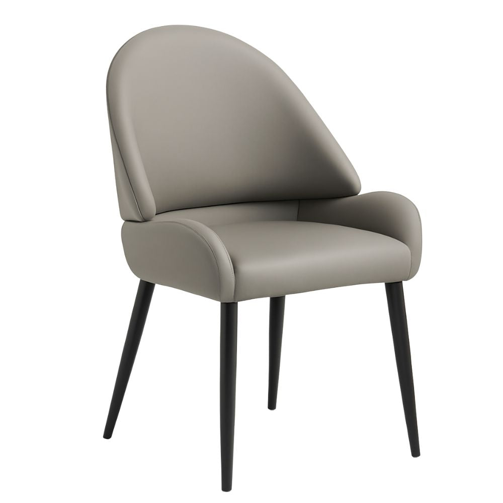 RSE Modern Dining Chair for Living Room, Bedroom, Kitchen, Premium Upholstery, Ergonomic Metal Legs, Designer Accent Seating