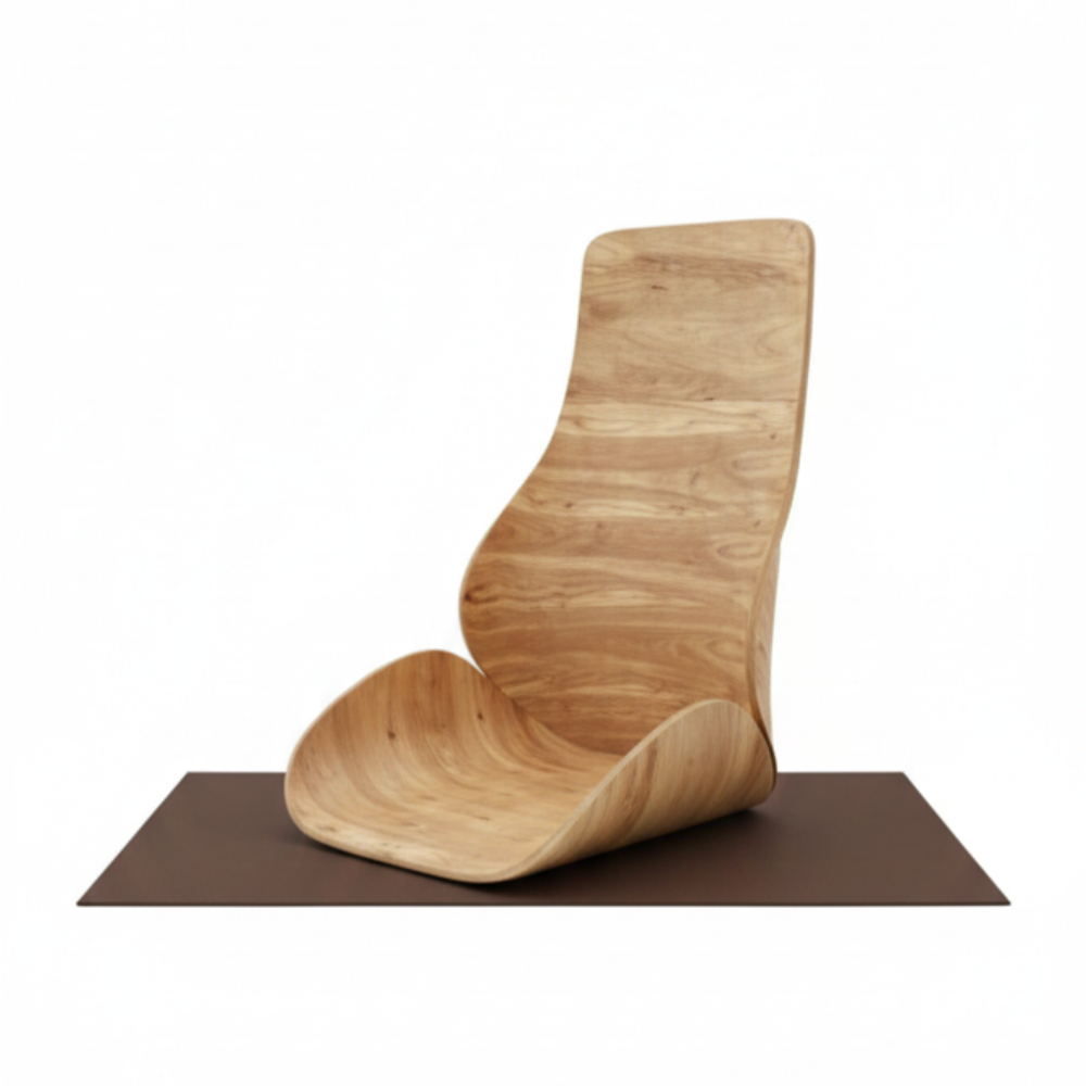 RSE MDF Board Chair Frame 8695 | Ergonomic Curved Shell Design | Premium MDF Construction | Upholstery Ready Chair Base for Office & Commercial Use