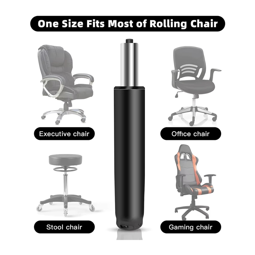 Beeds  Class 4 Gas Lift Hydraulic 120 mm for Office Chair & Revolving Chair | Heavy Duty Chair Piston Cylinder | Smooth Height Adjustment