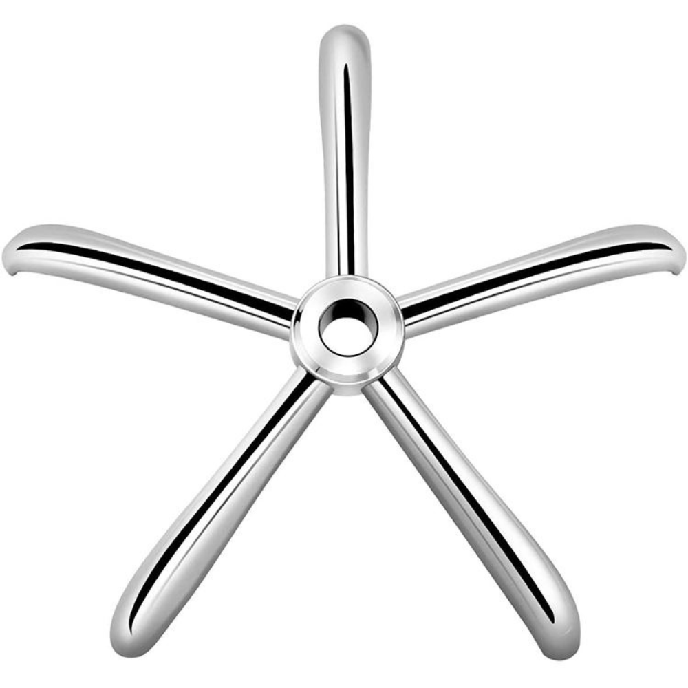 BEEDS Heavy-Duty Office Chair Spider Base -   Replacement Base for Swivel & Executive Chairs, Reinforced Aluminum/Steel Pedestal
