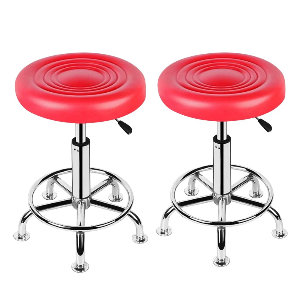 Beeds Adjustable Medical Dr. Stool with Round Cushion Comfortable Swivel Seat Lightweight Steel Base Ergonomic Design Ideal for Clinics and Labs
