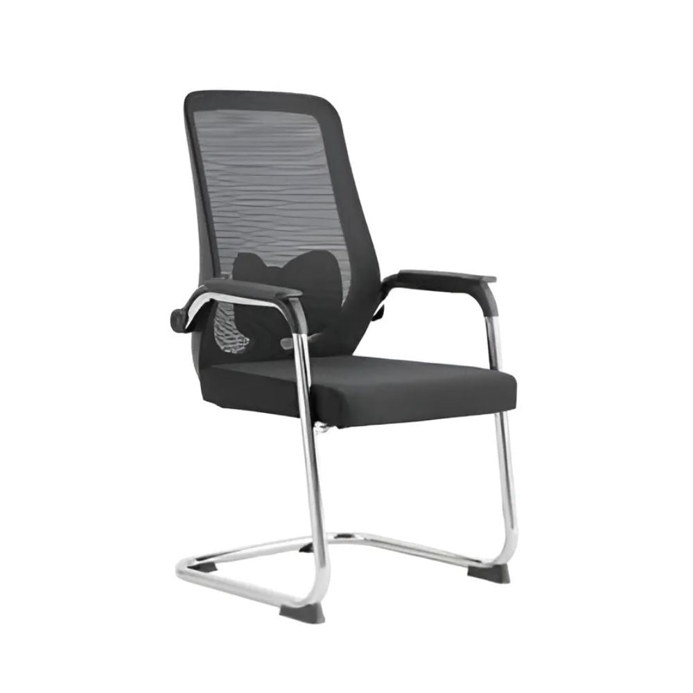 RSE Visitor Chair – Ergonomic Mesh Office Chair with Breathable Back, Sturdy Frame & Comfortable Seating for Meeting Rooms and Workspaces