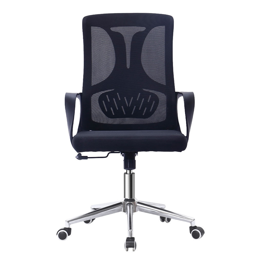 Beeds Revolving Chair 316 Ergonomic Mesh Office Chair with Breathable Back, Cushioned Seat & Smooth Castors