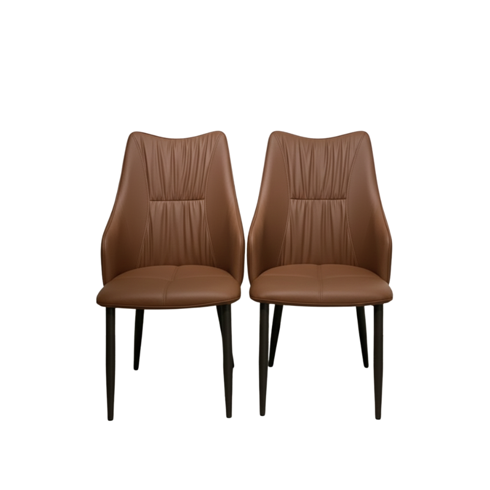 BEEDS Dining Chair 318 Upholstered Comfort Chair with Padded Seat & Back, Modern Design Wooden Legs for Dining & Living Space