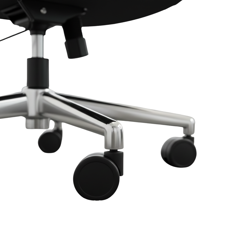 2333H High Back Executive Revolving Chair with Premium Cushioned Upholstery, Adjustable Height & Chrome Base for Office Use