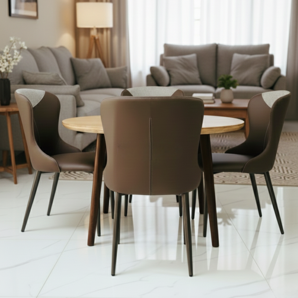 BEEDS Dining Chair 328 | Luxury Upholstered Dining Chair with Ergonomic Backrest