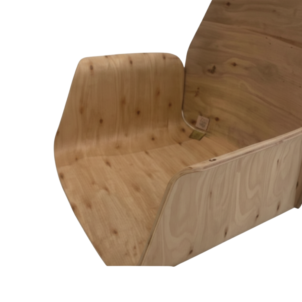 RSE MDF Board Chair Frame 822 | Ergonomic Curved Back Design | Premium MDF Structure | Upholstery Ready Chair Base for Office & Commercial Use