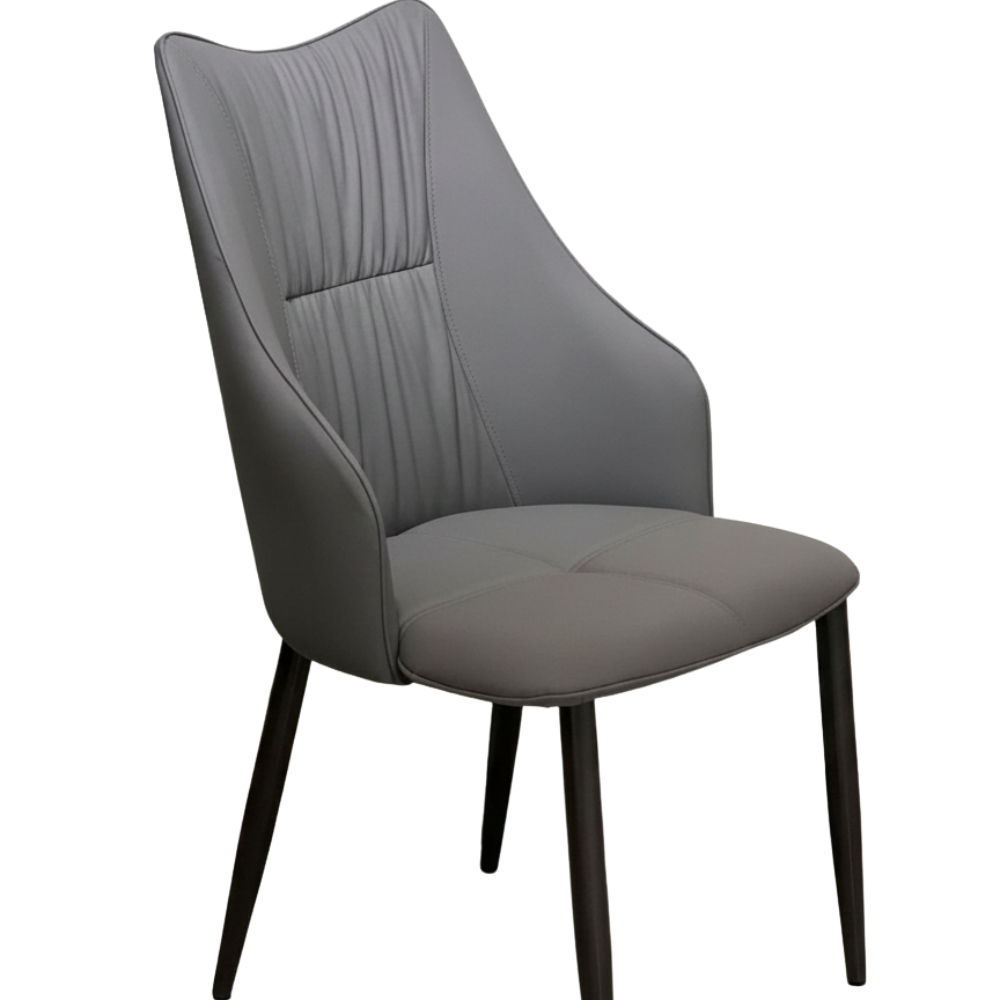 BEEDS Dining Chair 318 Upholstered Comfort Chair with Padded Seat & Back, Modern Design Wooden Legs for Dining & Living Space