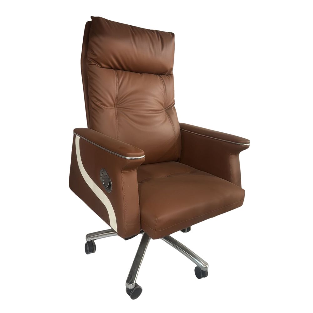 RSE Boss Chair with Recliner, Ergonomic Support, and Smooth Wheels – Premium Boss Chair for Office, Meeting Room, and Home Workspace