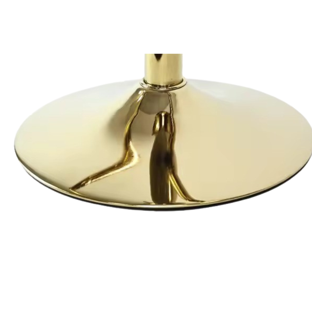 RSE TAWA 1.4M Heavy Duty Metal Base Plate | Premium Gold Finish Disc Base for Bar Stool, Chair & Table Support | Strong Furniture Fitting Accessory