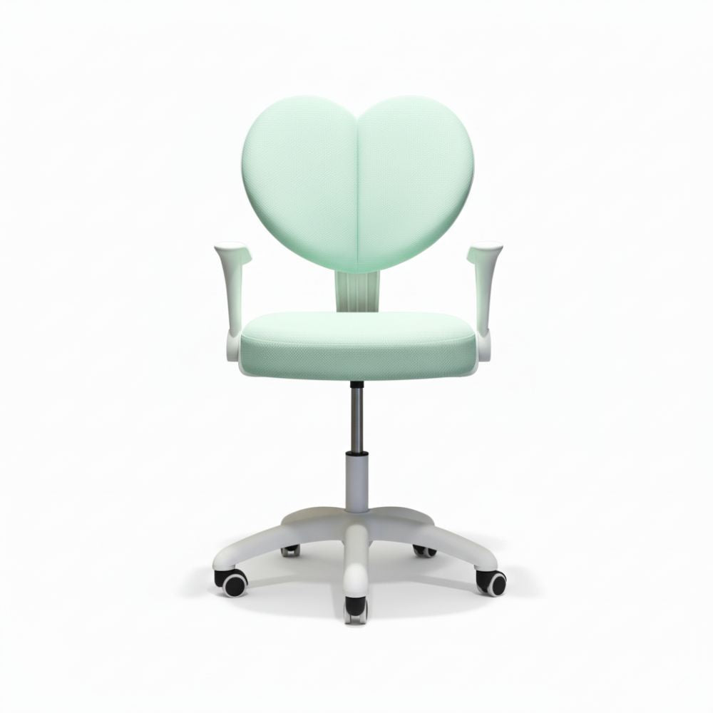 BEEDS Revolving Chair M26 Ergonomic Study Chair with Adjustable Height, Soft Cushioned Seat, 360° Swivel Base & Wheels, Comfortable Chair for Kids Study Room & Home