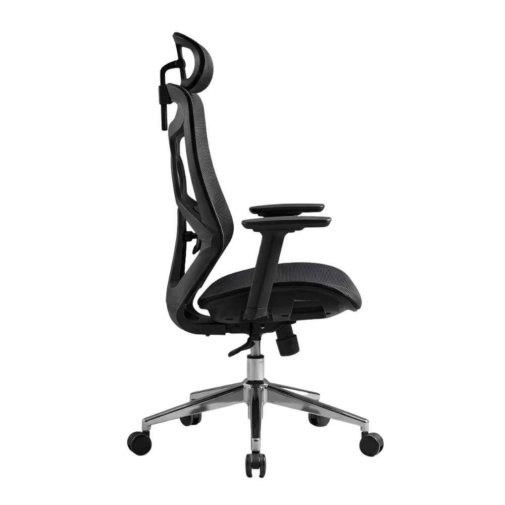 RSE 2259LR Ergonomic Mesh Office Chair with Headrest | High Back Adjustable Computer Chair | Breathable Office Chair for Workstation & Home Office