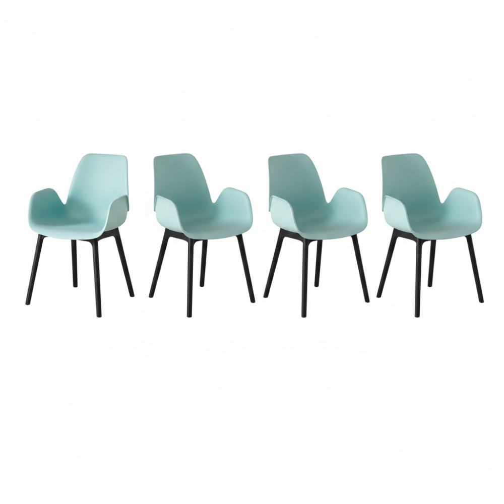 BEEDS Chair 2033 Modern Designer Dining Chair with Ergonomic Seat & Metal Legs | Stylish Chair for Home, Cafe, Restaurant, Office & Hotel Use