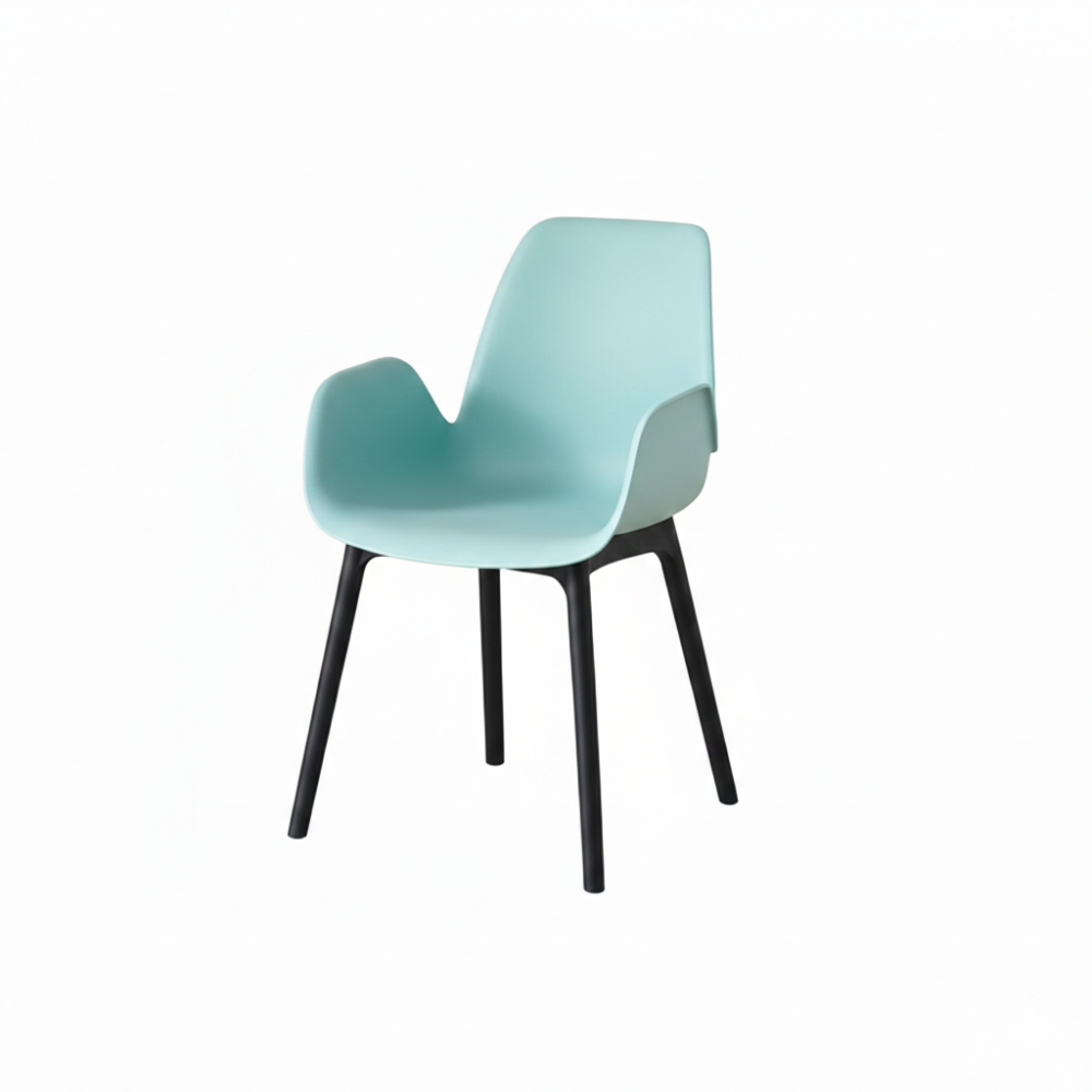 BEEDS Chair 2033 Modern Designer Dining Chair with Ergonomic Seat & Metal Legs | Stylish Chair for Home, Cafe, Restaurant, Office & Hotel Use