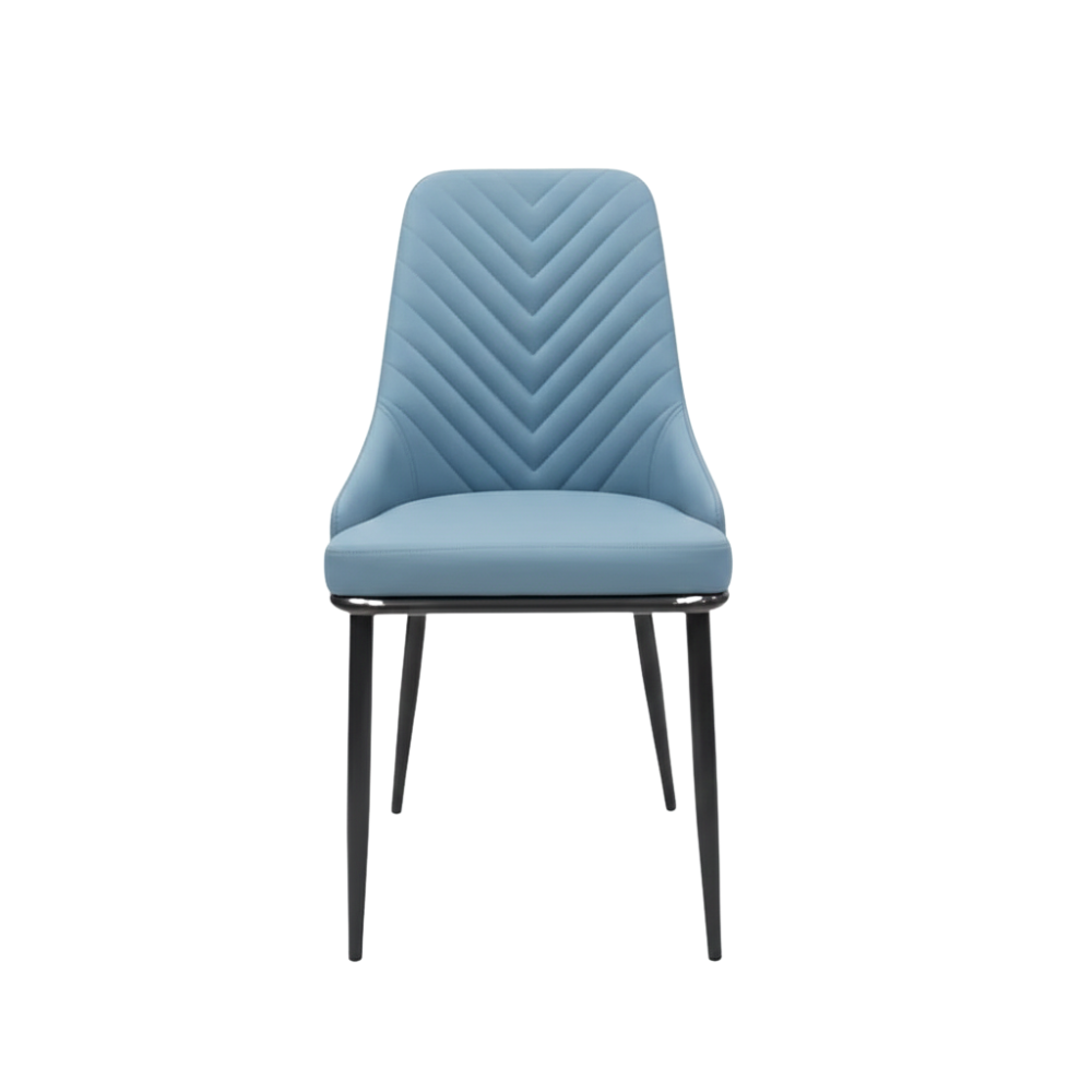 RSE Designer Dining Chair for Living Room, Kitchen, Bedroom, Modern Metal Legs, Premium Upholstery, Accent Furniture (Green, Grey, Pink, Blue, Orange, Black)