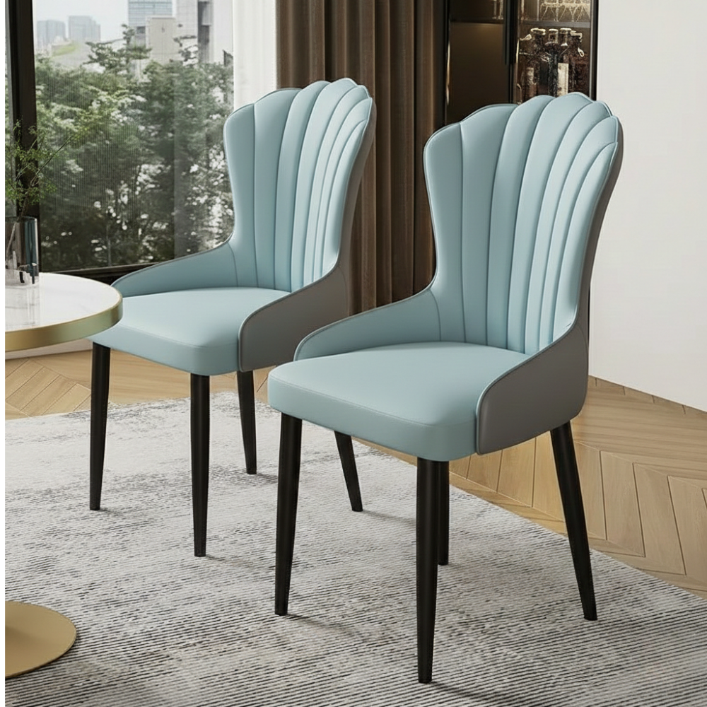 RSE Modern Dining Chair for Living Room, Study, Bedroom, Kitchen, Metal Frame, Premium Upholstery, Comfortable Seating, Designer Accent Furniture