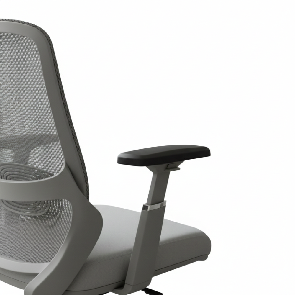 BEEDS Revolving Chair 8803 High Back Ergonomic Mesh Office Chair with Adjustable Headrest, Lumbar Support & Swivel Base