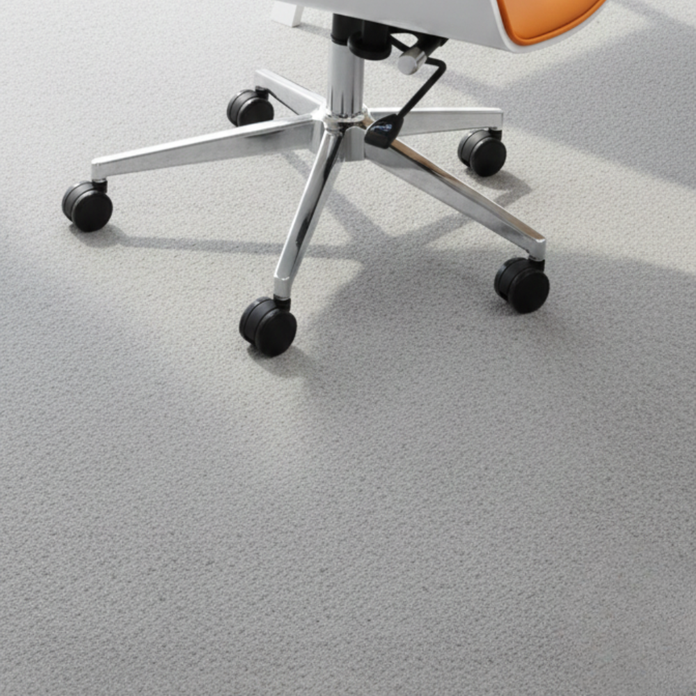 RSE MR-04H Designer Revolving Office Chair with Cushioned Seat & Back | Height Adjustable | 360° Swivel | Chrome Base | Premium Upholstery | Orange & White