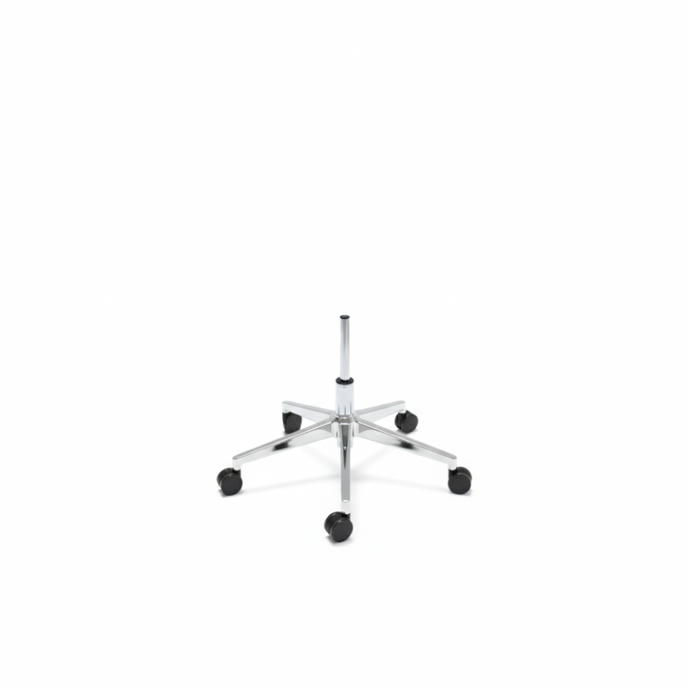 RSE A66 Executive High-Back Revolving Office Chair with Cushioned Headrest | Adjustable Height | 360° Swivel | Chrome Base | Padded Armrests | Brown