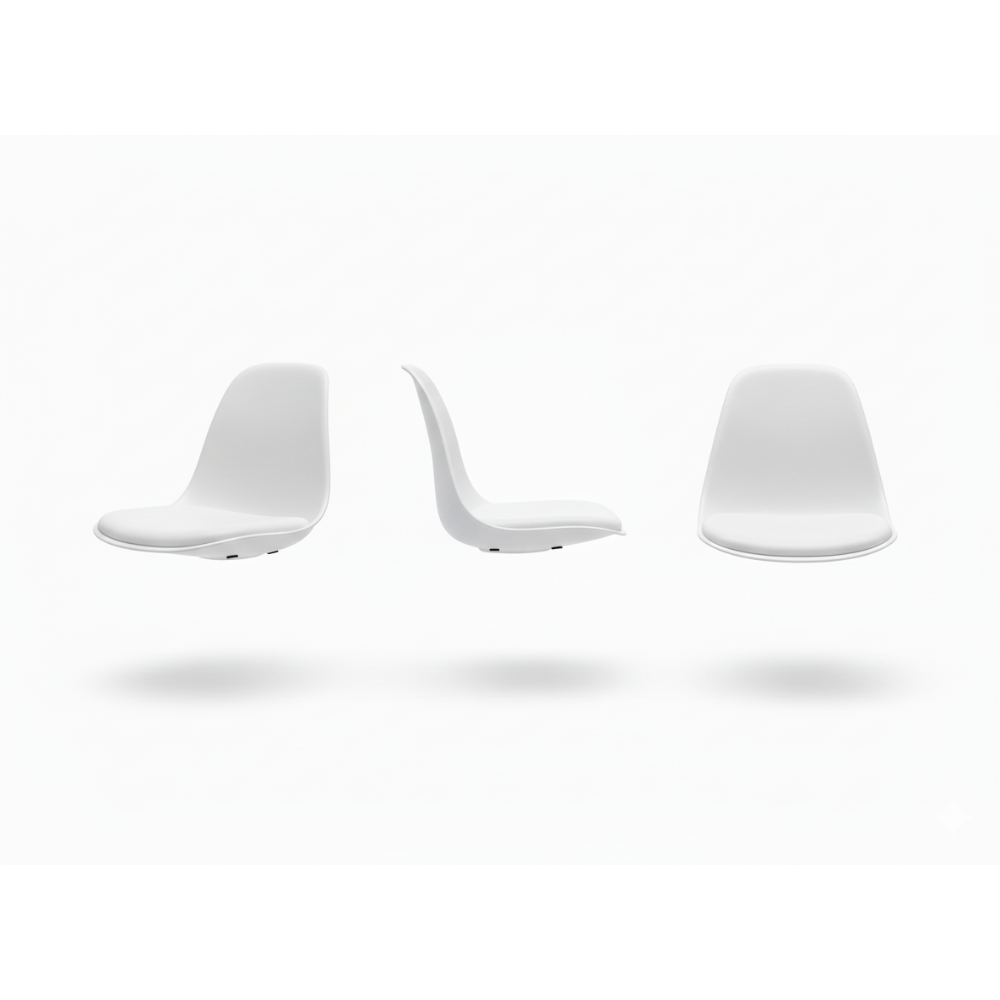 Beeds RAPID Top Seat for Chair | Premium Molded Seat Shell with Cushioned Finish | Replacement Seat Only for Office, Café & Visitor Chairs | Durable & Easy to Install