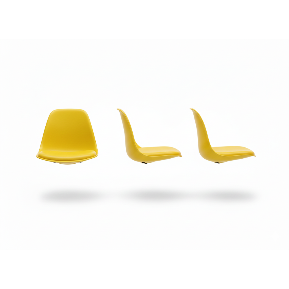 Beeds RAPID Top Seat for Chair | Premium Molded Seat Shell with Cushioned Finish | Replacement Seat Only for Office, Café & Visitor Chairs | Durable & Easy to Install