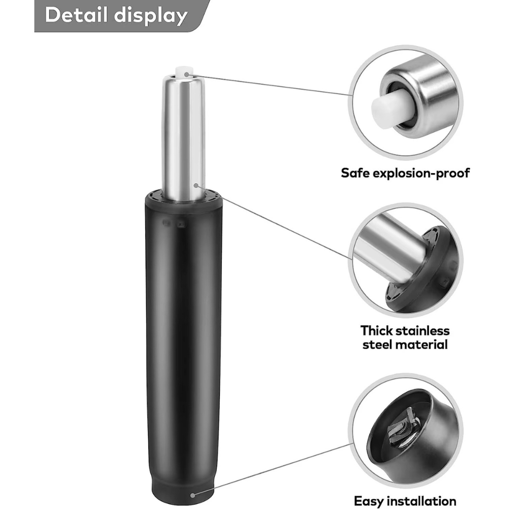 Beeds Ultra Power 120mm Class-4 Gas Lift Hydraulic for Office Revolving Chair | Heavy Duty Chair Height Adjustment Piston with Smooth Lift Mechanism