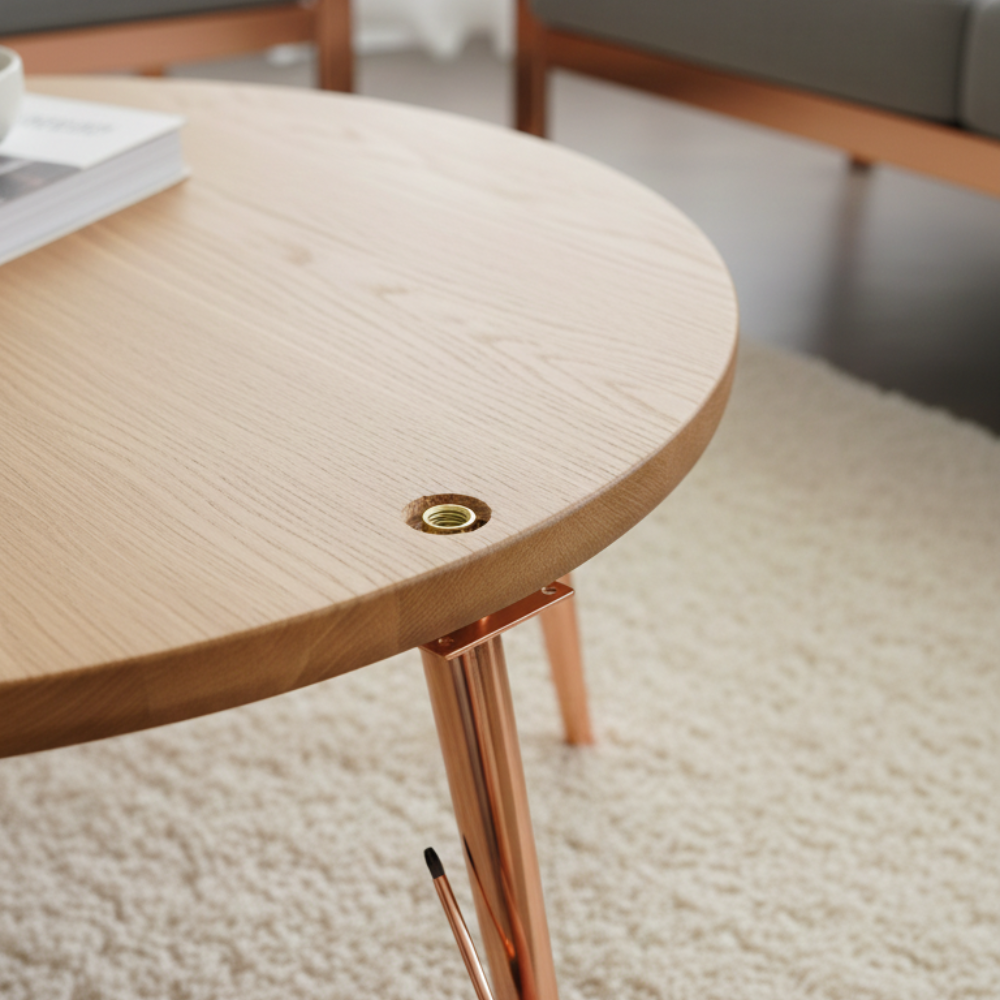 BEEDS  RSE T Nut M6 (6×10 mm ) | Heavy Duty Zinc Plated Furniture T-Nut Insert for Wood, MDF & Plywood | Strong Threaded Fastener for Chairs & Furniture