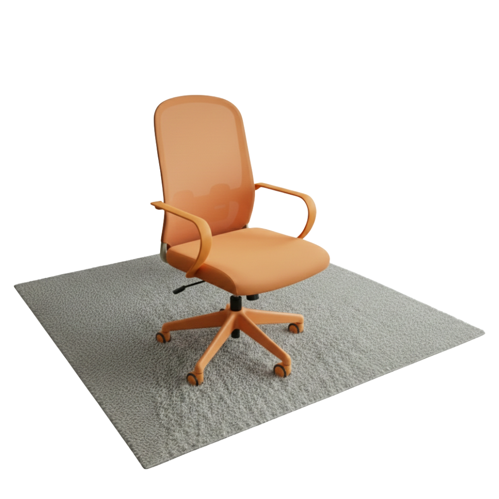 BEEDS Ergonomic Mesh Office Chair 826 | Mid Back Revolving Chair with Wheels | Breathable Mesh Back | Comfortable Cushioned Seat | Office, Home & Study Use (Grey)