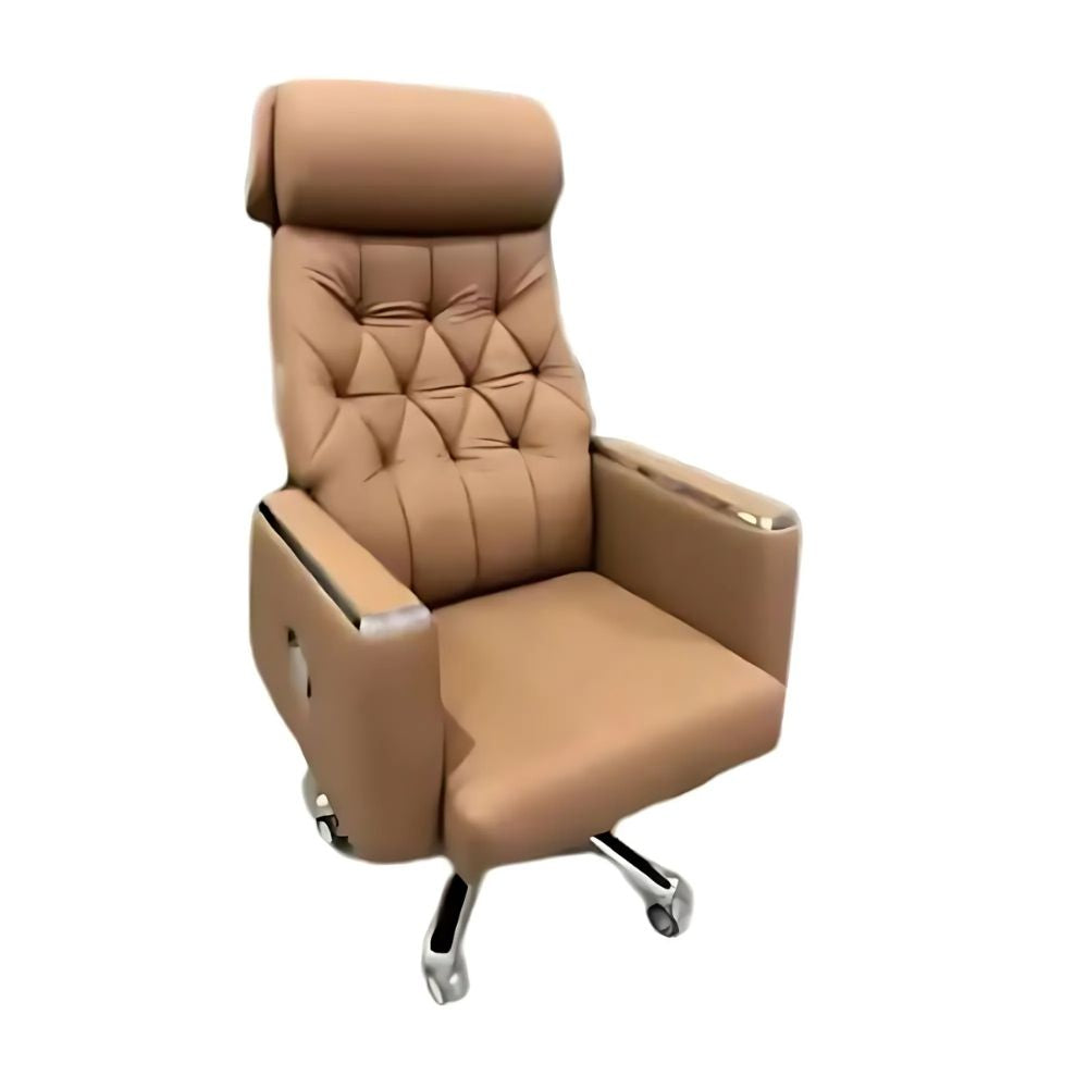 RSE Boss Chair with Recliner, Ergonomic Support, and Smooth Rolling Wheels – Comfortable Boss Chair for Office, Lounge, and Home Workspace