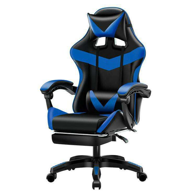 RSE Ergonomic High Back Gaming Chair with Footrest, PC Racing Chair for Office & WFH, Adjustable Lumbar Support & Armrest