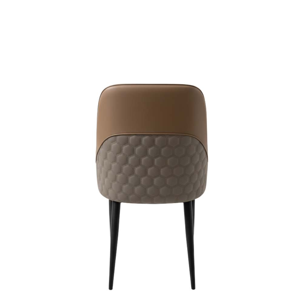 RSE Modern Dining Chair for Living Room, Kitchen, Bedroom, Premium Upholstery, Ergonomic Metal Legs, Designer Accent Furniture