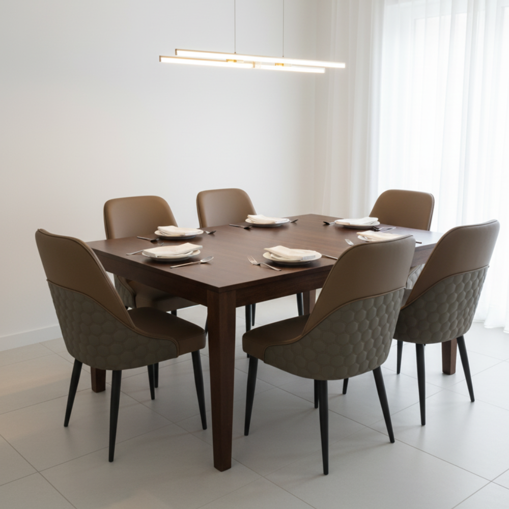 RSE Modern Dining Chair for Living Room, Kitchen, Bedroom, Premium Upholstery, Ergonomic Metal Legs, Designer Accent Furniture