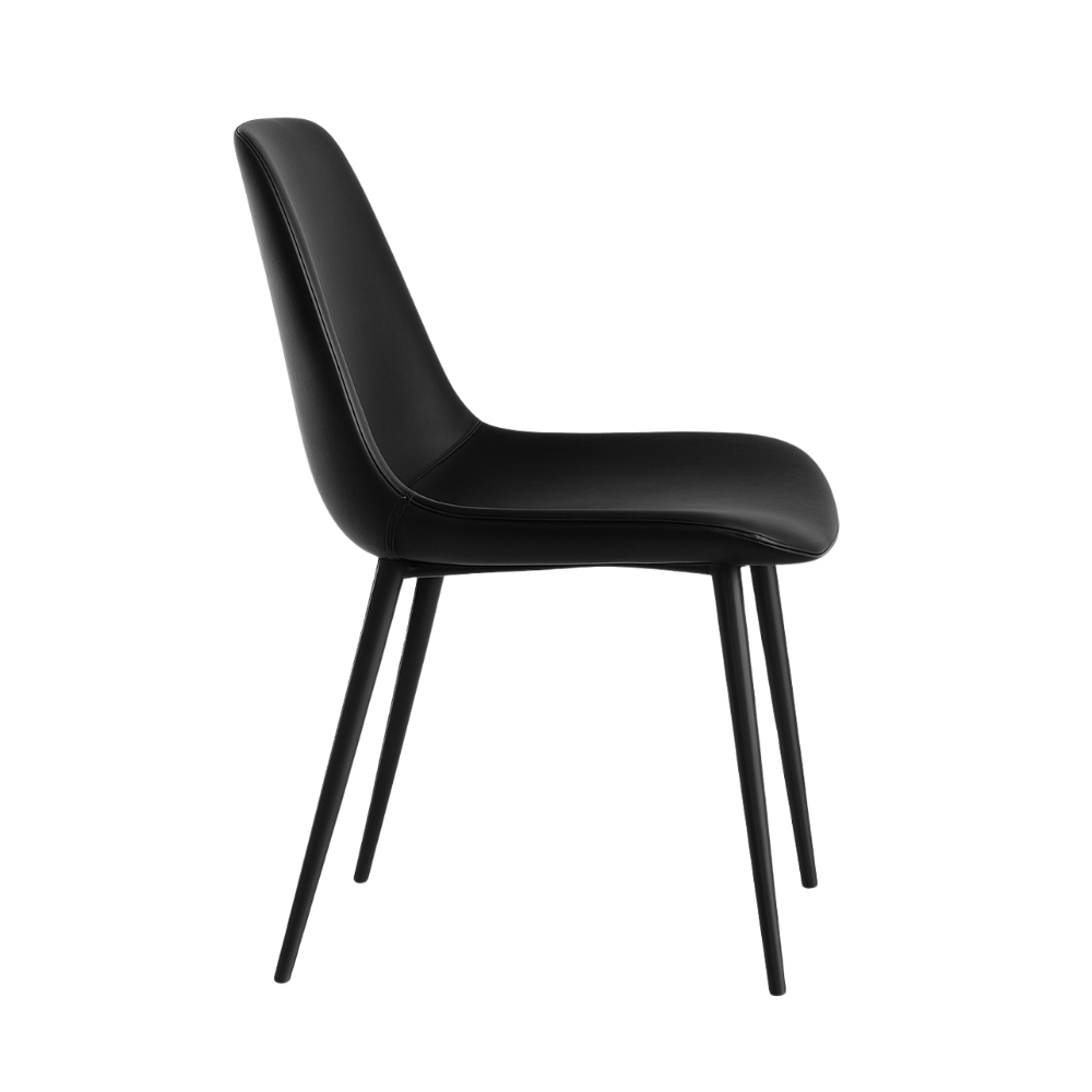 RSE Modern Dining Chair for Living Room, Kitchen, Bedroom, Metal Legs, Premium Upholstery, Designer Accent Furniture