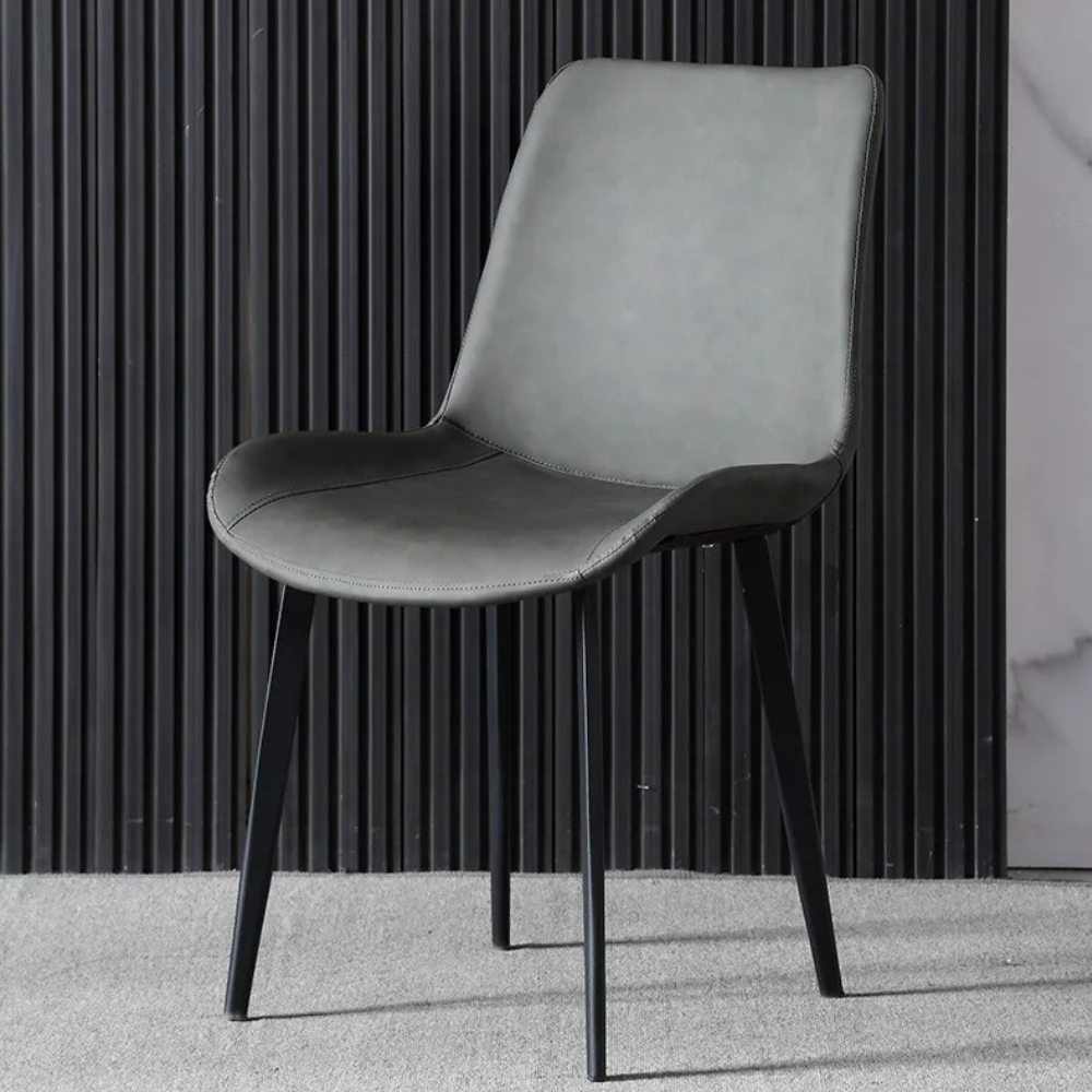 RSE Modern Dining Chair for Living Room, Kitchen, Bedroom, Metal Legs, Premium Upholstery, Designer Accent Furniture