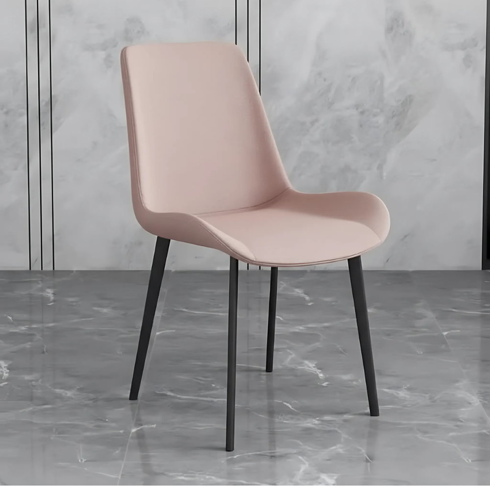 RSE Modern Dining Chair for Living Room, Kitchen, Bedroom, Metal Legs, Premium Upholstery, Designer Accent Furniture