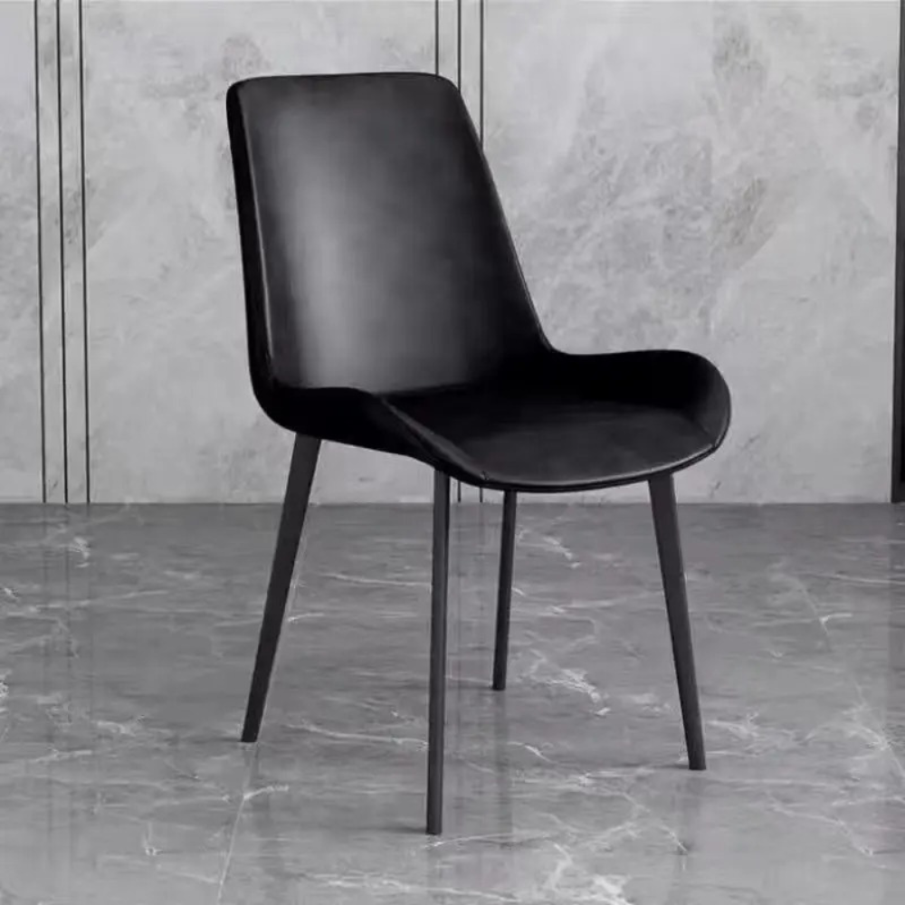 RSE Modern Dining Chair for Living Room, Kitchen, Bedroom, Metal Legs, Premium Upholstery, Designer Accent Furniture