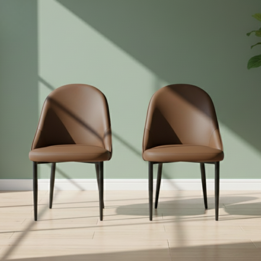 Beeds  Dining Chair 135 | Premium Upholstered Dining Chair in Elegant Grey | Modern Luxury Chair for Dining Room, Restaurant, Hotel & Café Seating