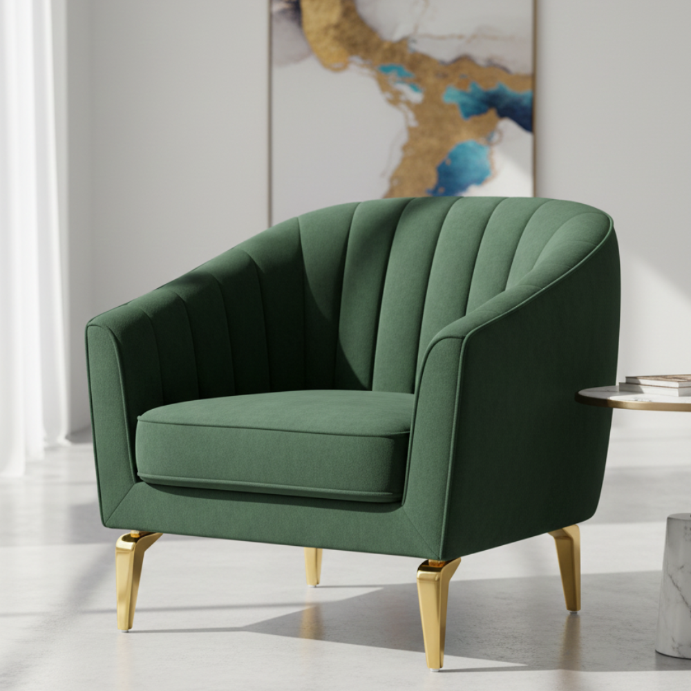 6 Inch Dubai Style Metal Furniture Leg | Premium Gold Finish Decorative Sofa, Chair, Bed & Cabinet Support Leg | Heavy Duty Furniture Hardware Accessory