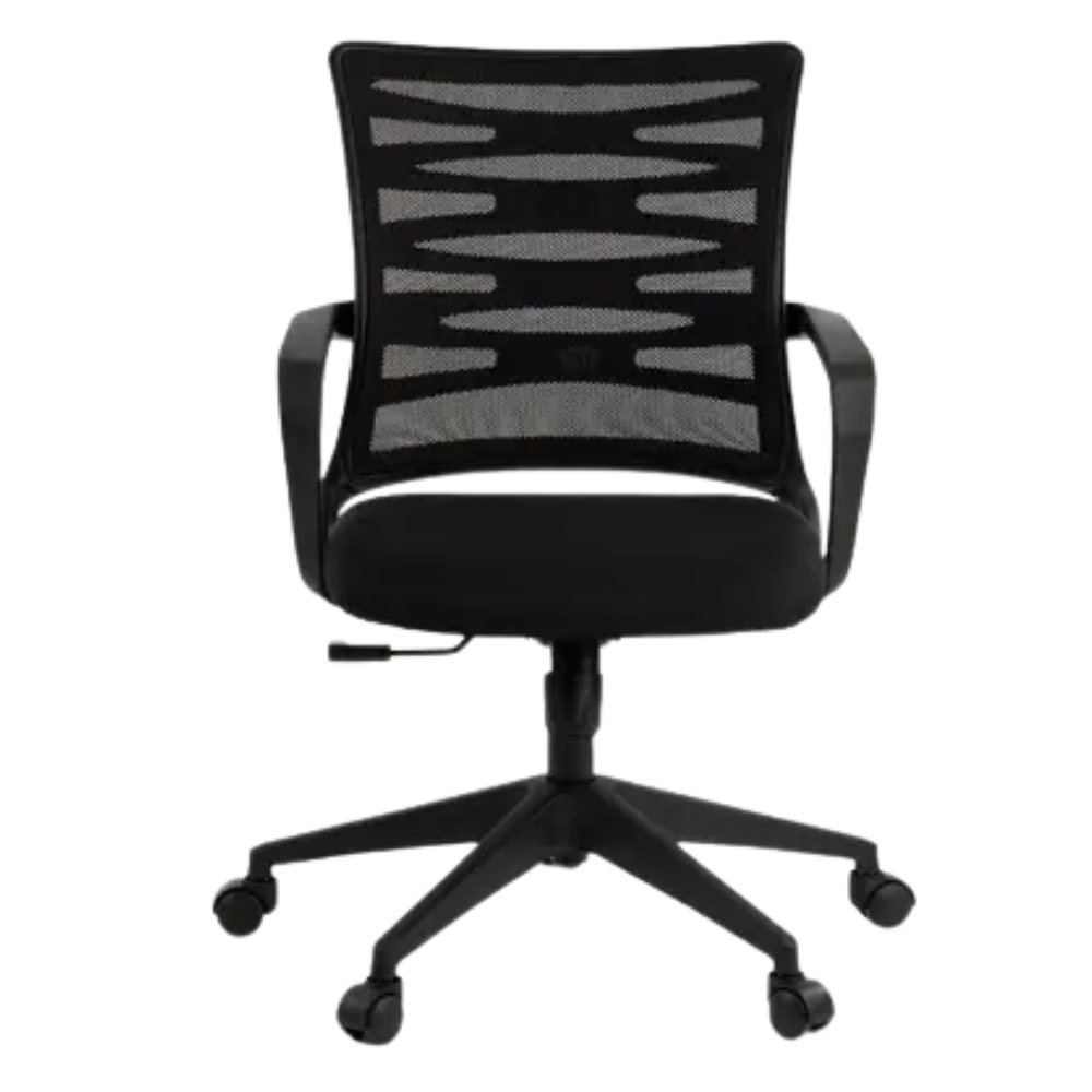 RSE Zig Zag Office Chair with Ergonomic Mesh Back, Adjustable Height, Comfortable Seating, Smooth Castors for Work Study Gaming, Stylish and Supportive Design