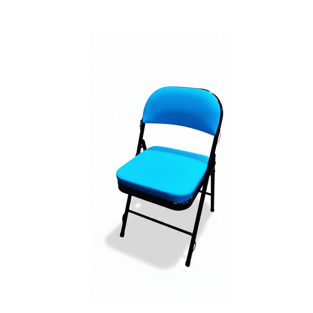 RSE Padded Folding Chair for Home & Office, Portable & Multipurpose Chair with Sturdy Metal Frame for Extra Seating