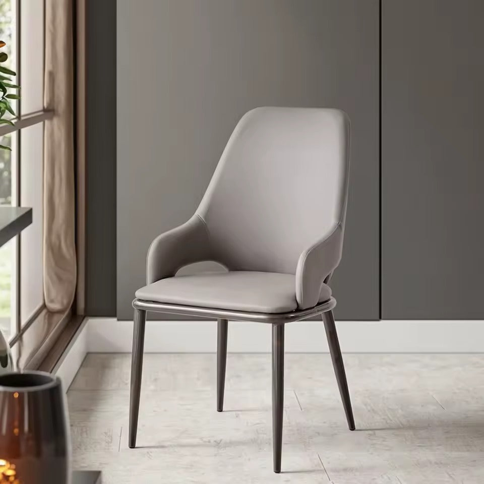 RSE Modern Dining Chair for Living Room, Kitchen, Bedroom, Sturdy Metal Legs, Premium Upholstery, Designer Accent Furniture