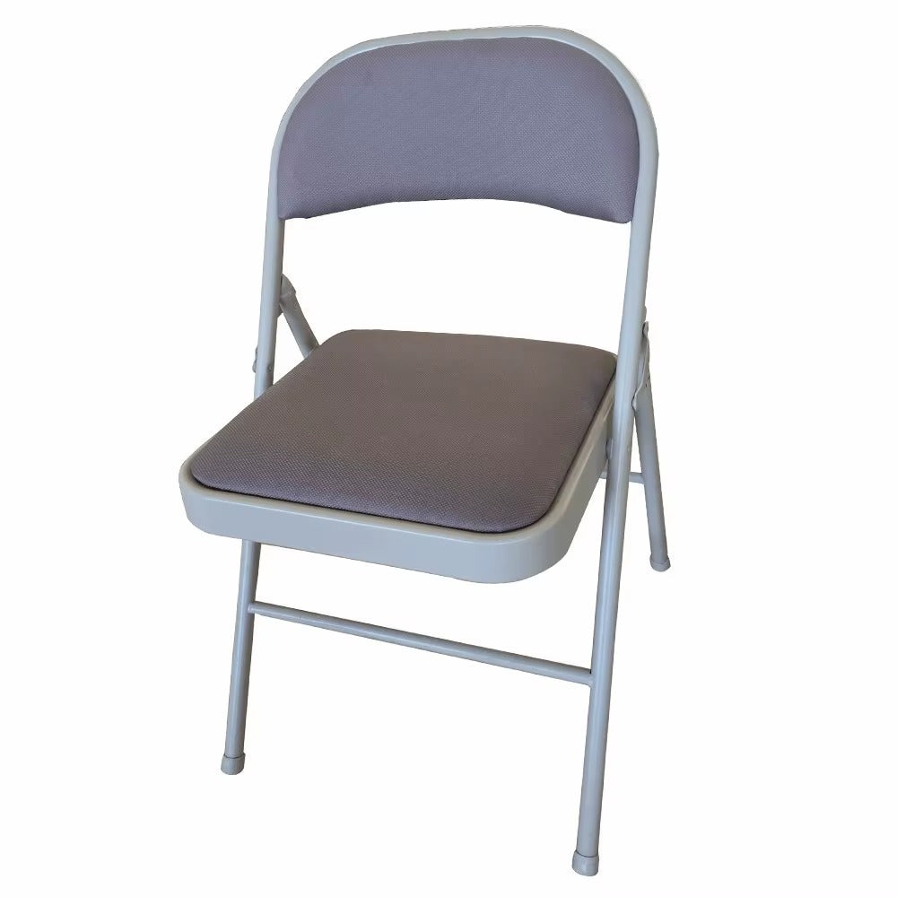 RSE Padded Folding Chair for Home & Office, Portable & Multipurpose Chair with Sturdy Metal Frame for Extra Seating