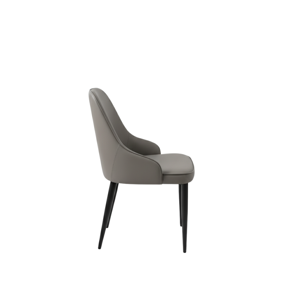 RSE Modern Dining Chair for Living Room, Kitchen, Bedroom, Premium Upholstery, Ergonomic Metal Legs, Designer Accent Furniture