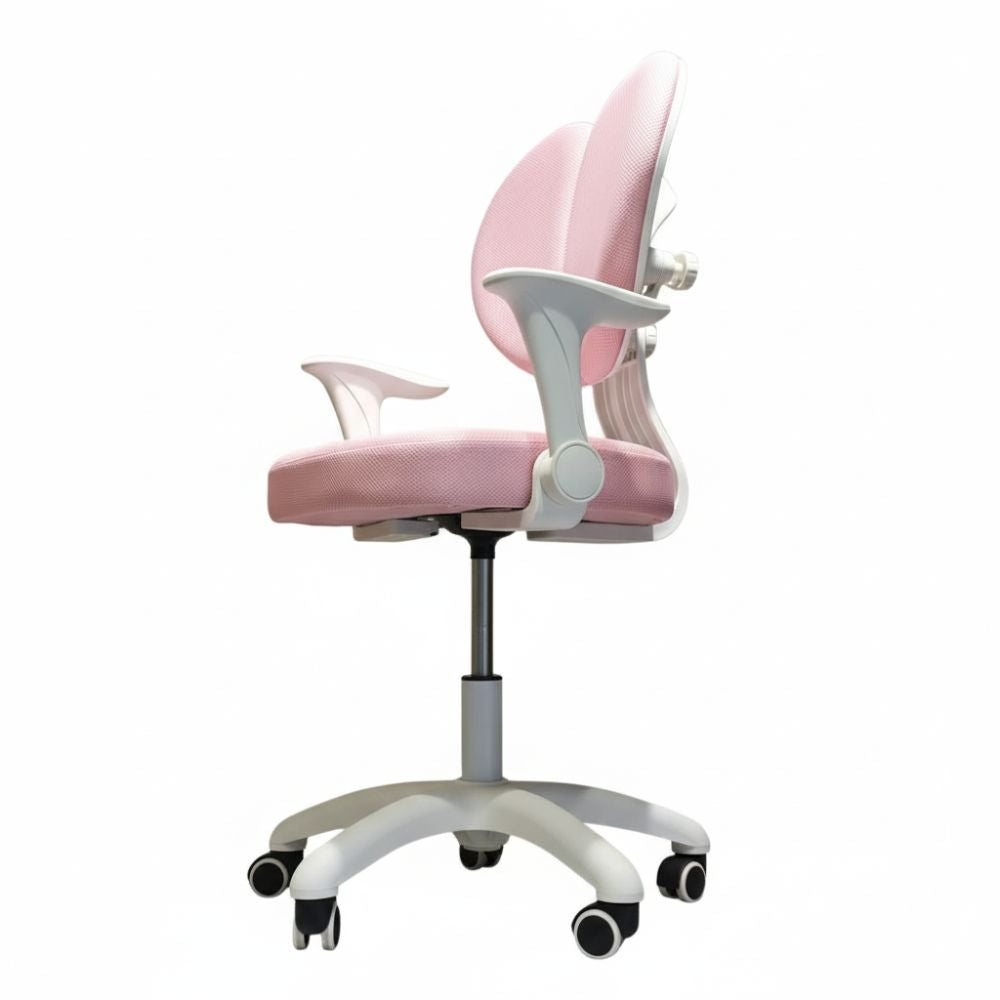 BEEDS Revolving Chair M26 Ergonomic Study Chair with Adjustable Height, Soft Cushioned Seat, 360° Swivel Base & Wheels, Comfortable Chair for Kids Study Room & Home