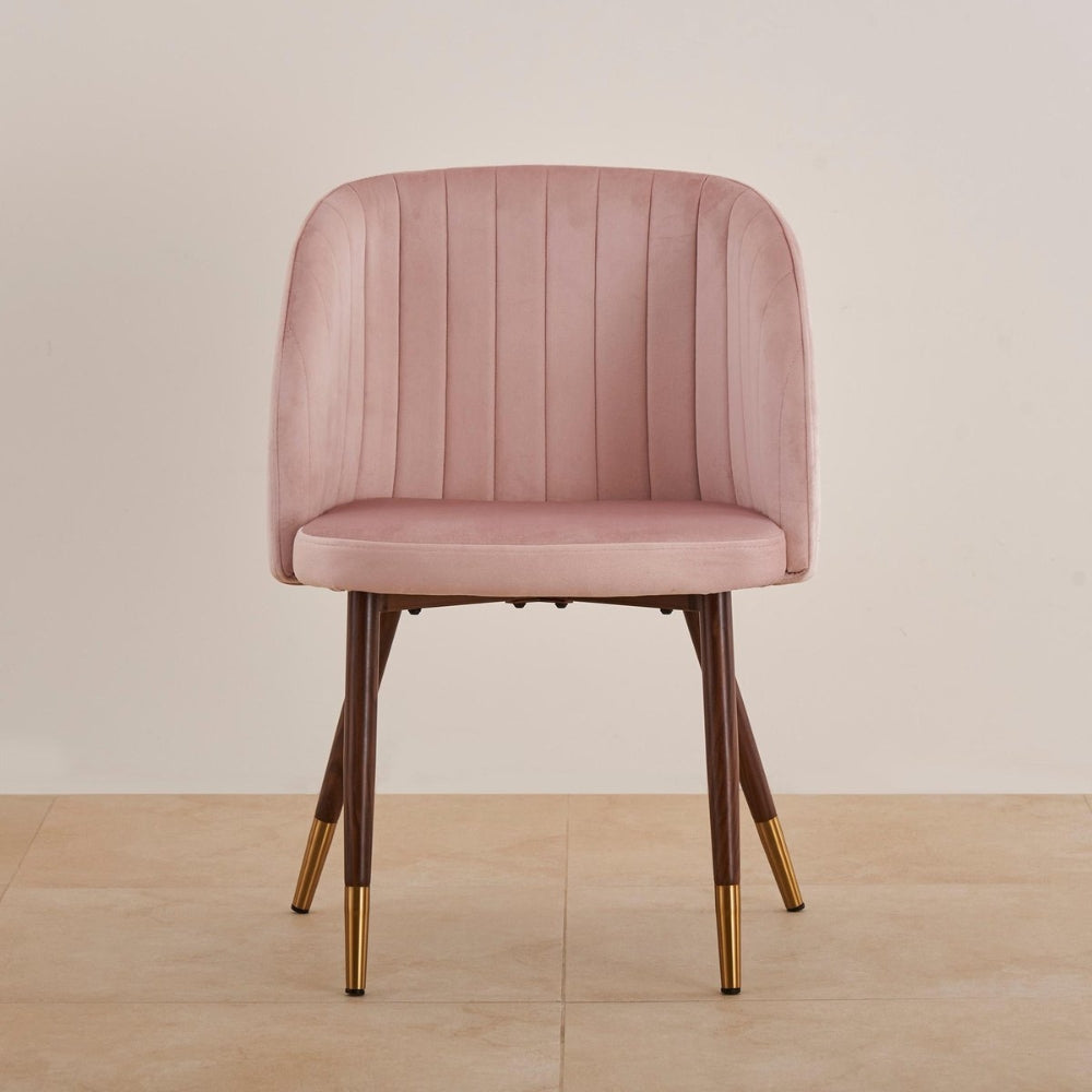 RSE Upholstered Cafe & Dining Chair, Modern Velvet Accent Chair with Metal Legs for Living Room & Home Decor