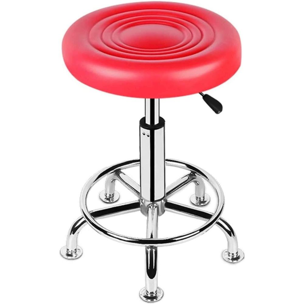 Beeds Adjustable Medical Dr. Stool with Round Cushion Comfortable Swivel Seat Lightweight Steel Base Ergonomic Design Ideal for Clinics and Labs