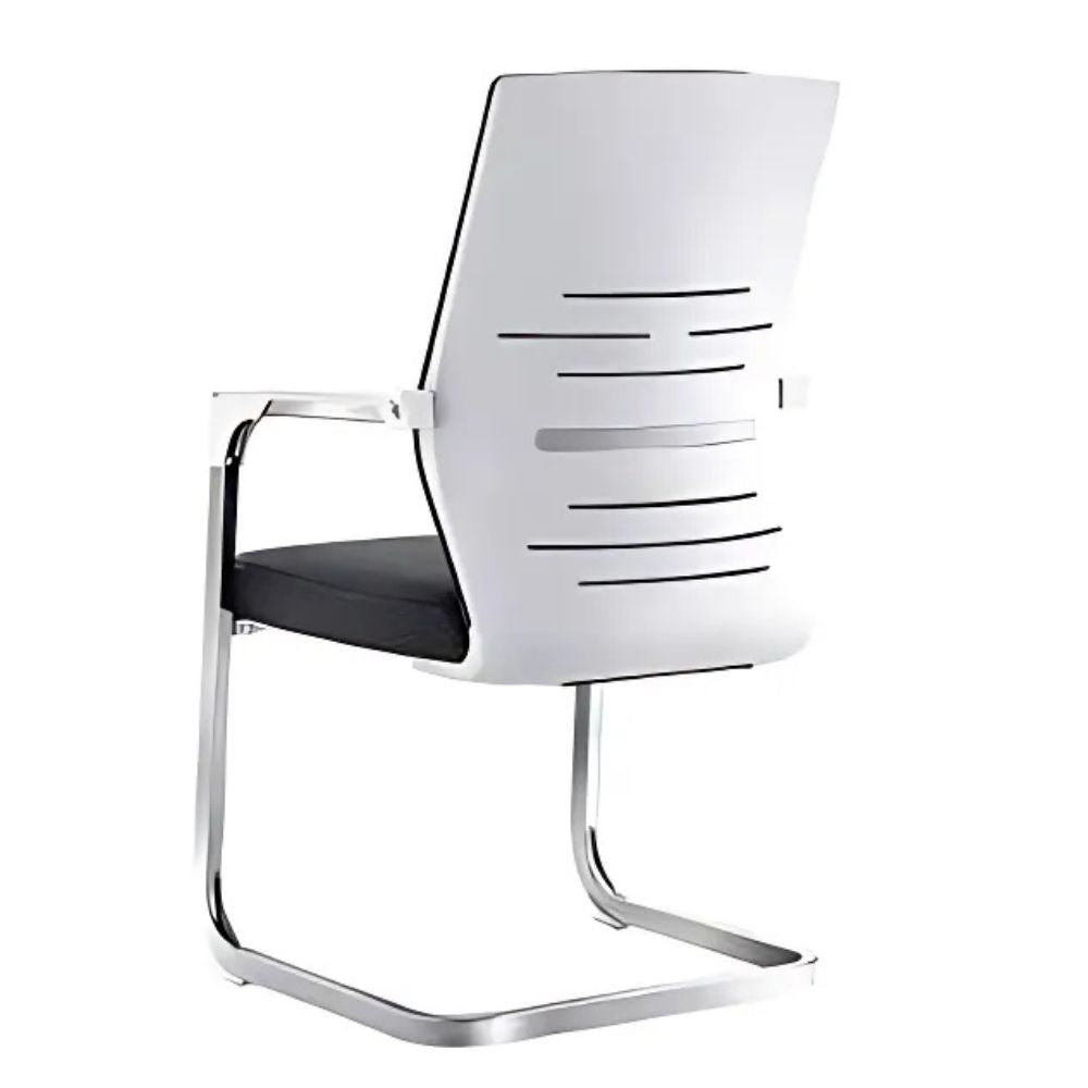 RSE Ergonomic Office Visitor Chair with Mesh Back and Cushioned Seat for Meeting Rooms Reception Training Workspace