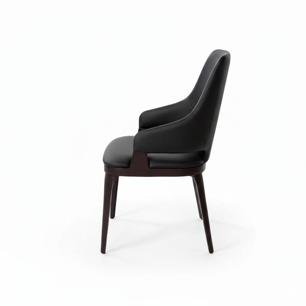 RSE Modern Dining Chair for Living Room, Kitchen, Bedroom, Sturdy Metal Legs, Premium Upholstery, Designer Accent Furniture